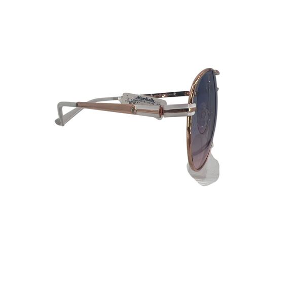 Tahari Womens TH752 Rose Gold UV Protection Authentic Aviator Sunglasses NWT - Picture 3 of 8